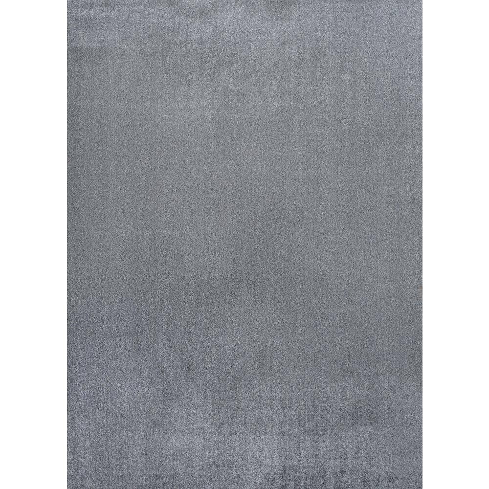 JONATHAN Y Twyla Classic Solid Low-Pile Machine-Washable Gray 4 ft. x 6 ft. Area Rug
