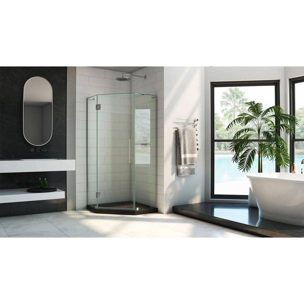 DreamLine Prism Plus 42" x 74.75" Rectangle Hinged Shower Enclosure with Base Included