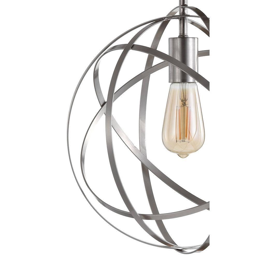 Alma 13" Metal LED Flush Mount, Nickel