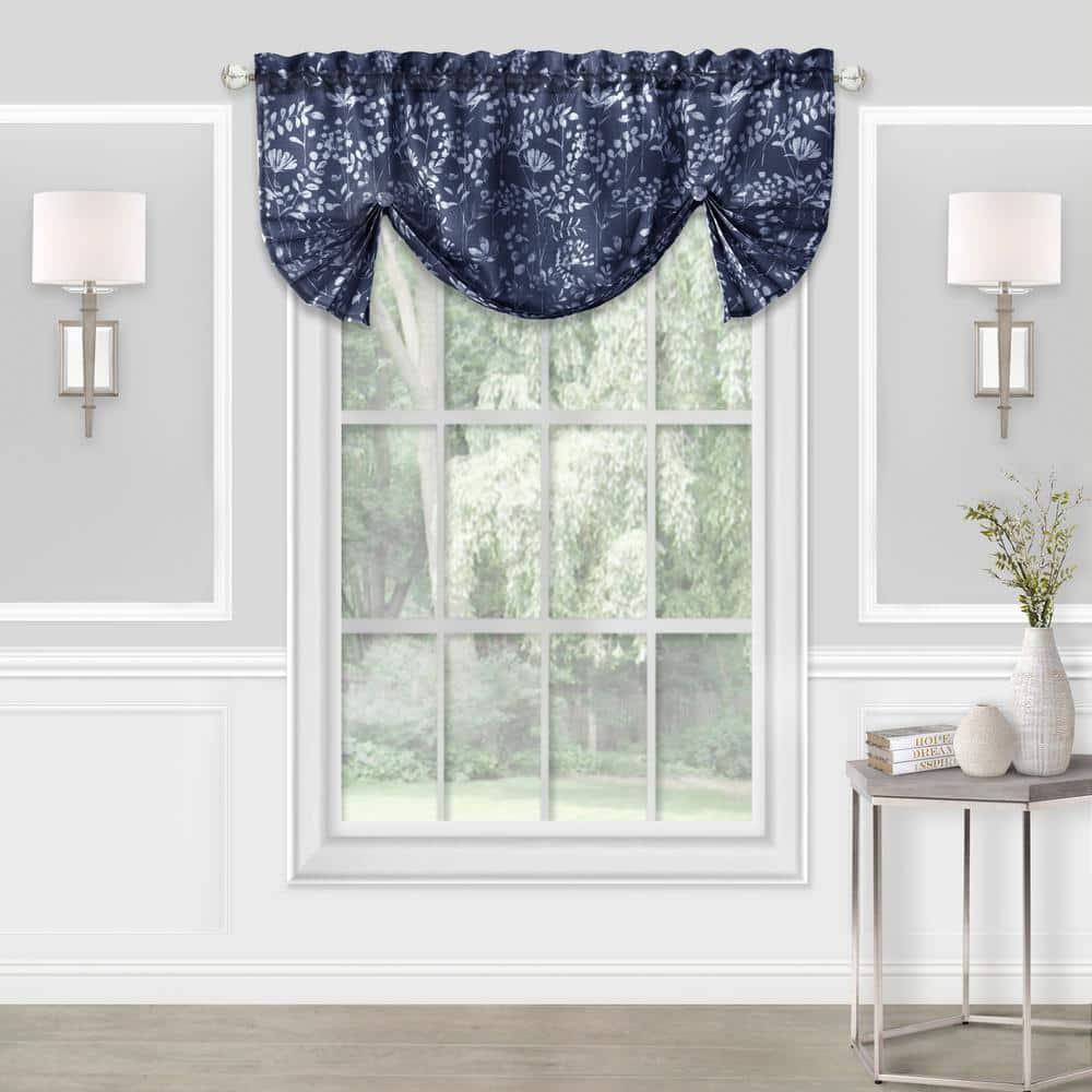 Ergode Charlotte Window Curtain Valance - 52x17 - Navy