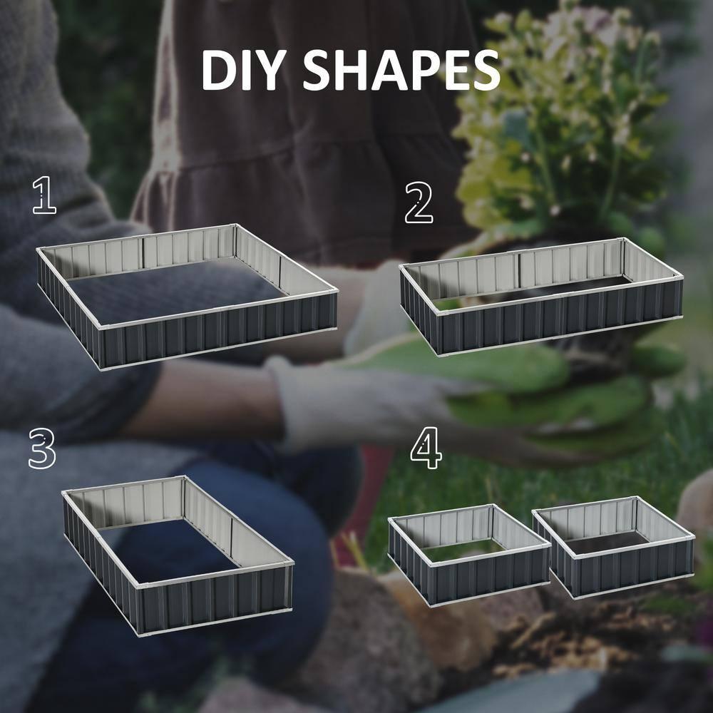 Outsunny Metal Planter Box