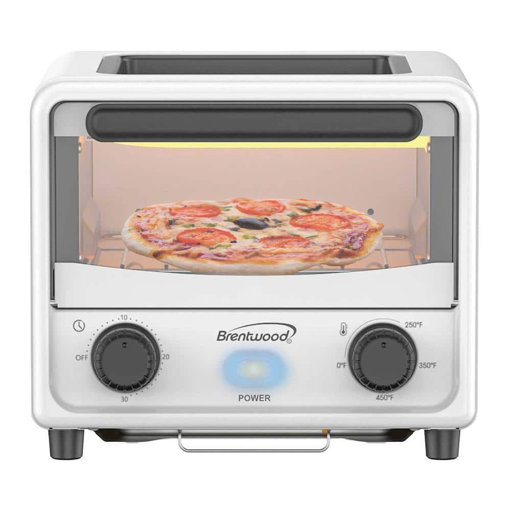 Winston Brands Mini Toaster Oven with Removable Non-Stick Griddle
