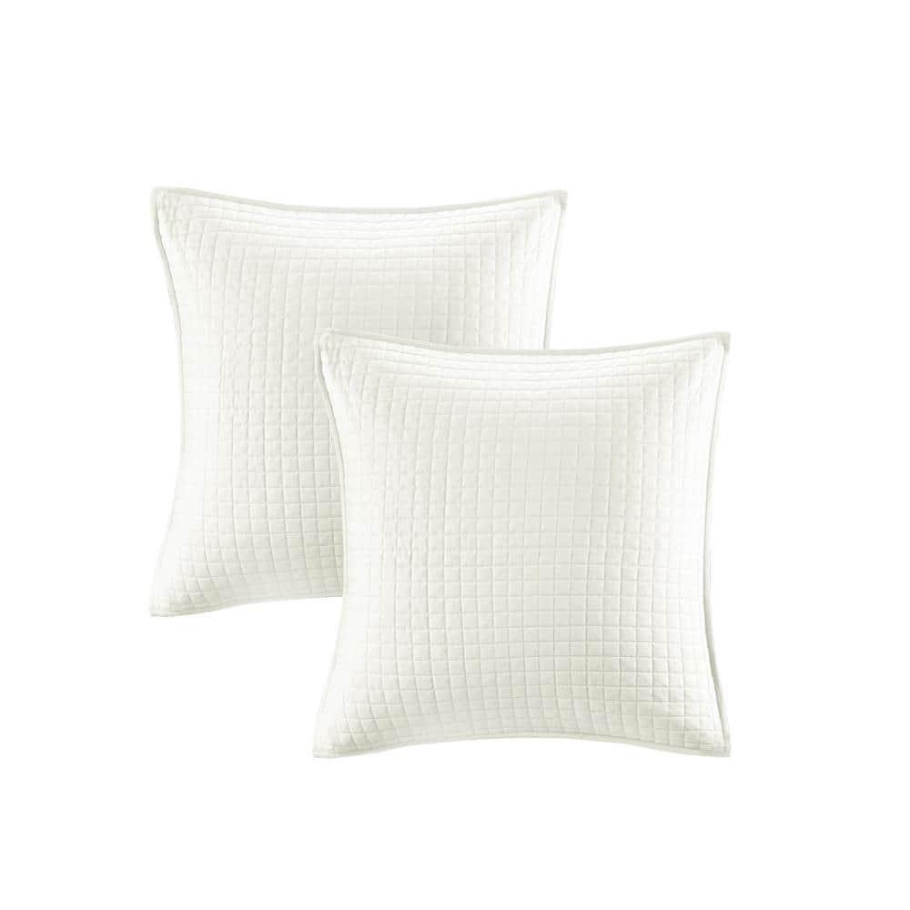 Intelligent Design Brooklyn Cotton Jacquard Comforter Set with Euro Shams and Throw Pillows