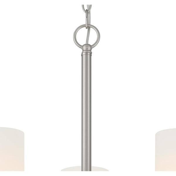4096-84-Minka Lavery-Haisley - 3 Light Chandelier-Brushed Nickel Finish    -Traditional Installation