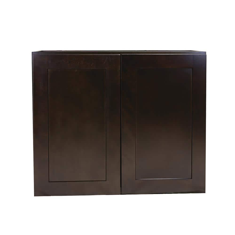Design House Brookings Mueble de Pared Agitador de 3336 Pulgadas, Marrón, sin Montar, 33 X 36 Pulgadas