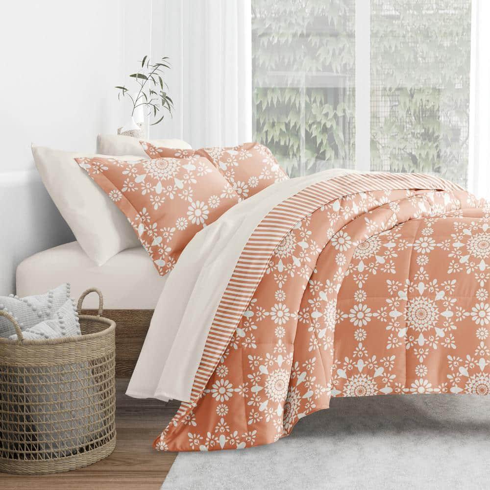 7-Piece Bedding Bundle - Pattern Comforter and Sheet Set