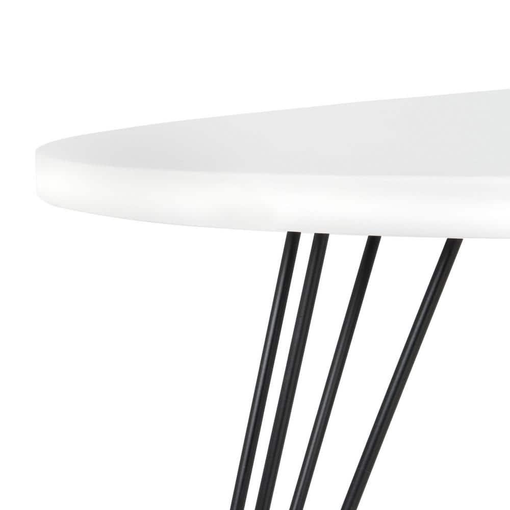 Wynton Coffee Table - White/Black - Safavieh