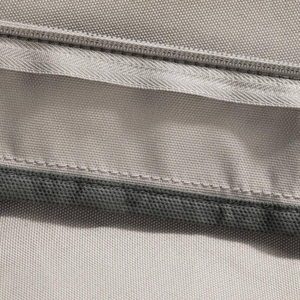 Classic Accessories Ravenna® Patio Chaise Lounge Cushion Slip Cover - Durable Outdoor Cushion, Mushroom, 72"L x 21"W x 3"Thick