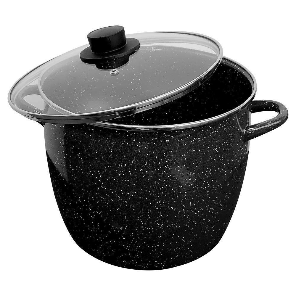 Eternal 12 qt. Non-Stick Carbon Steel Stock Pot with Lid & Reviews | Wayfair