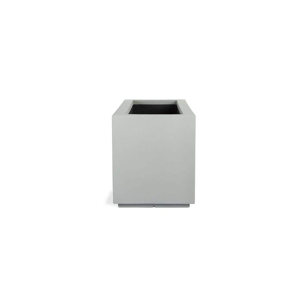 Milan Tall 46 in. x 17 in. Concrete Gray Composite Trough