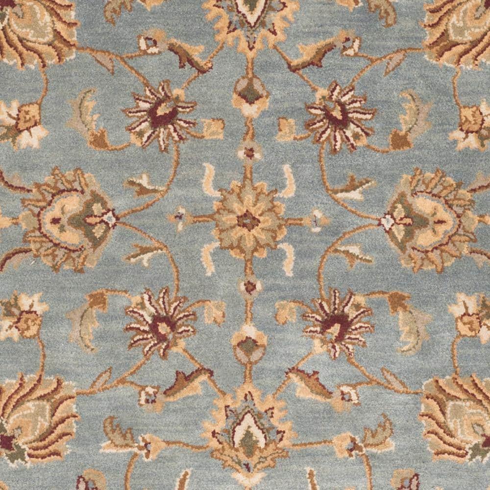 Royalty ROY343 Hand Tufted Area Rug - Blue/Beige - 5'x7' - Safavieh.