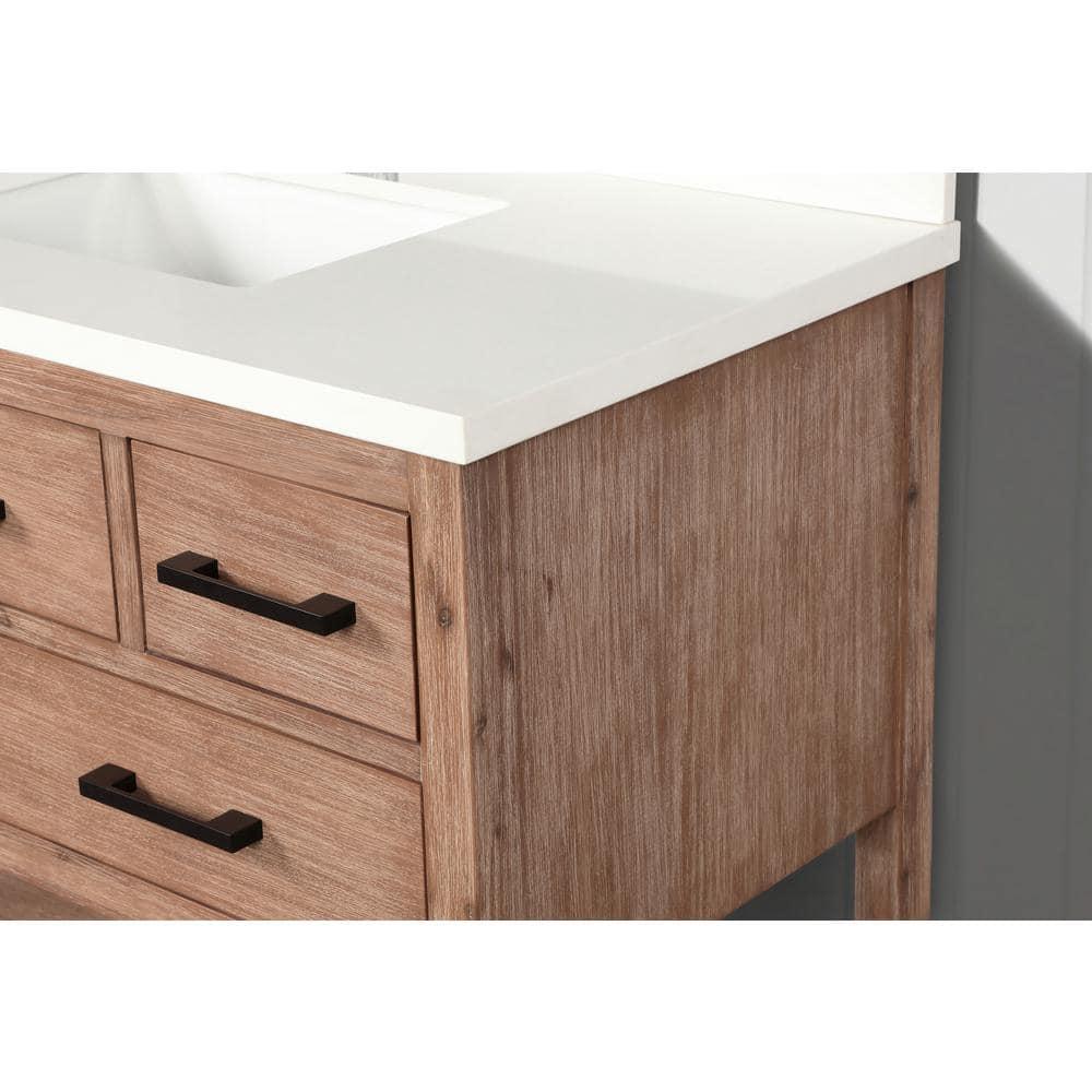 Ari Kitchen & Bath Betty 42'' Single Bathroom Vanity with Quartz Top