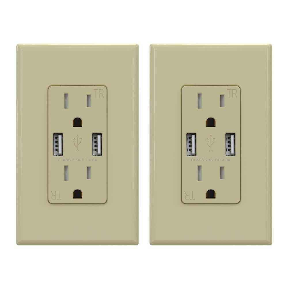 15 Tamper Resistant Duplex Outlet