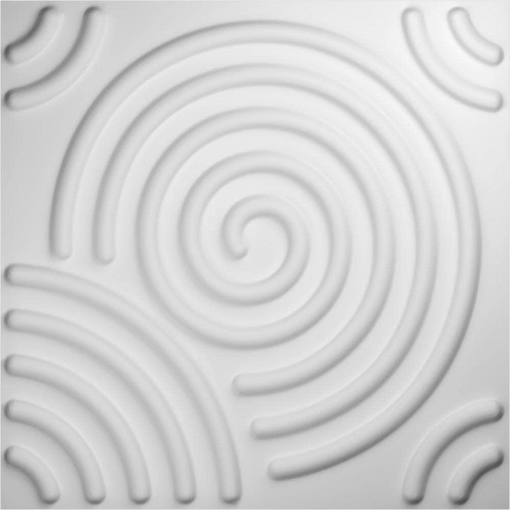 Ekena Millwork Spiral EnduraWall Decorative 3D Wall Panel (Set of 10)