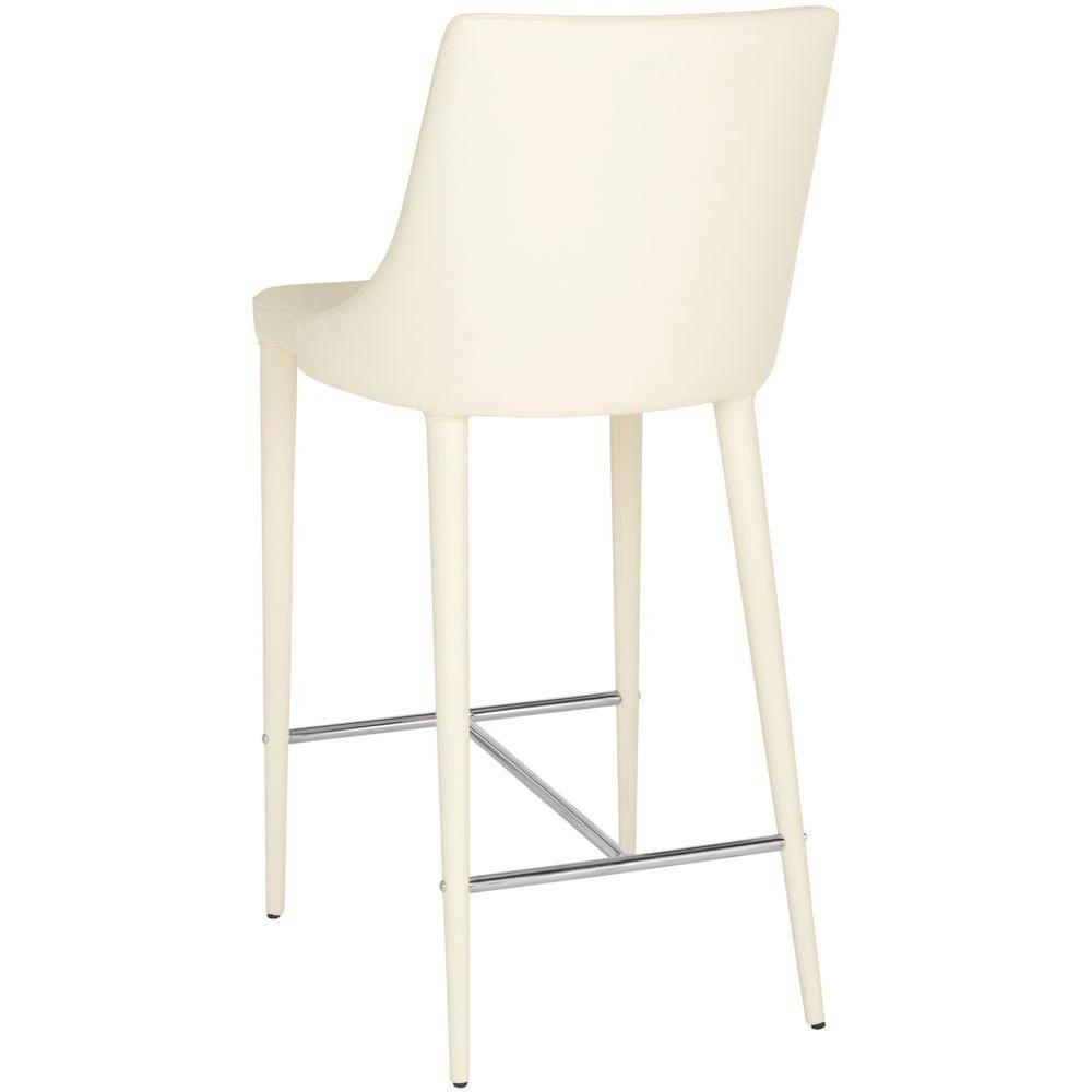 Summerset Counter Stool (Set of 2) - FOX2017 - Butter Cream - Safavieh Couture