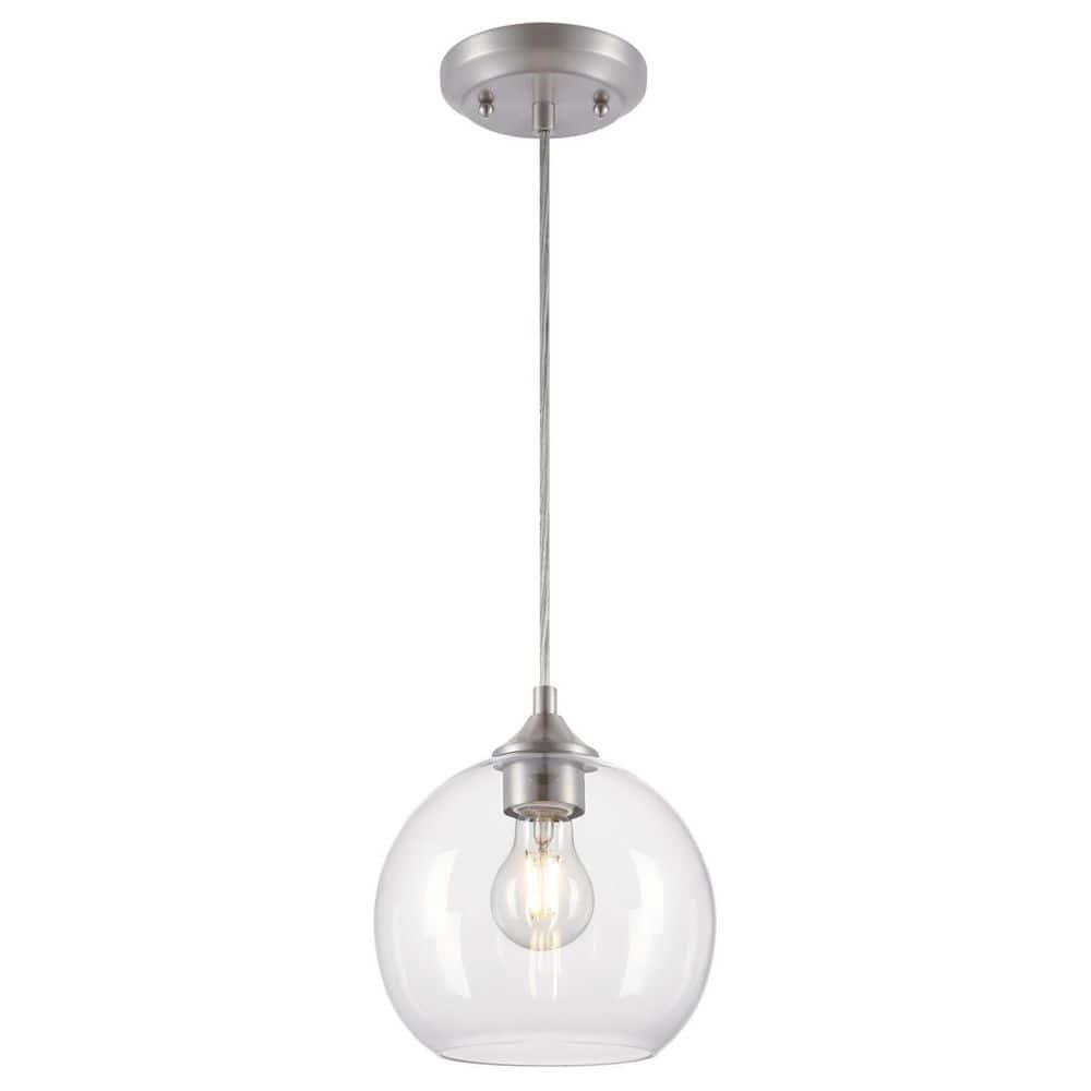 Westinghouse Lighting  Tatze One Light Indoor Mini Pendant - 1-Light Brushed Nickel