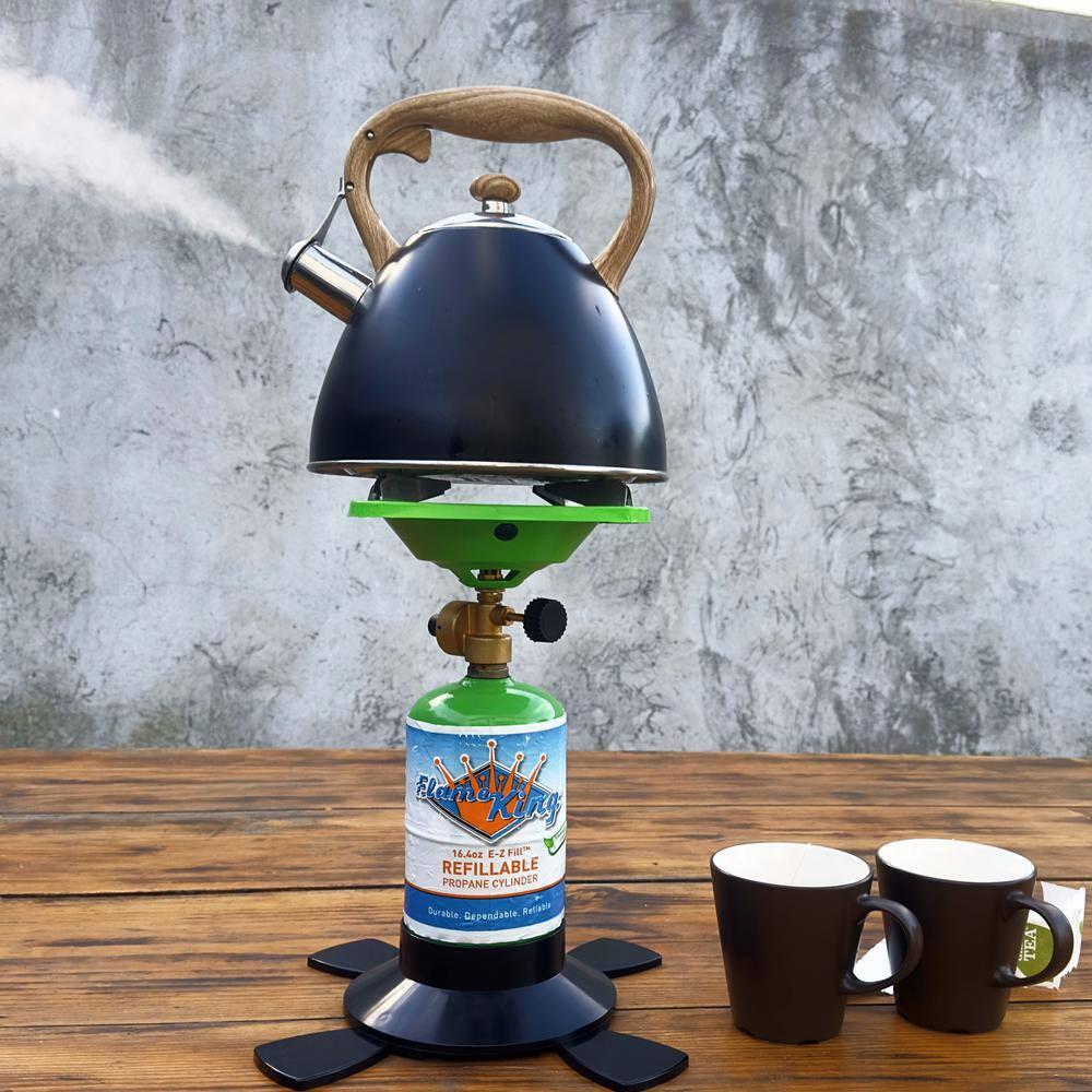 Eco-Friendly Green Refillable 1lb Propane Cylinder 2-Pack