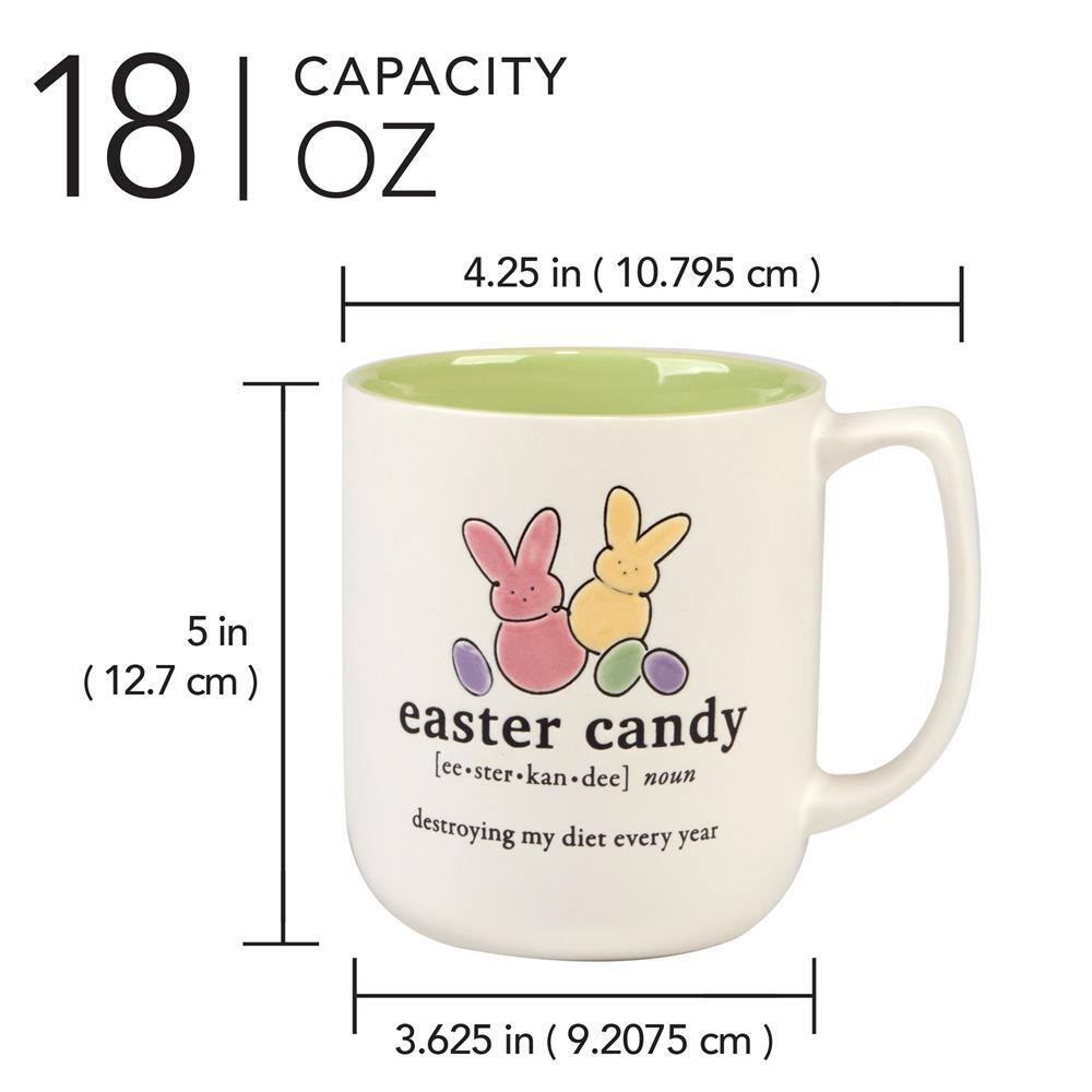 Certified International Easter Words Set of 4 Mugs (Set of 4)