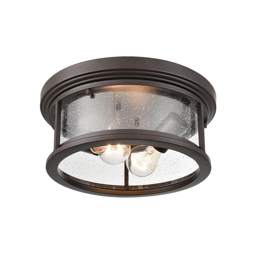 Bresley 2 - Bulb Outdoor Flush Mount