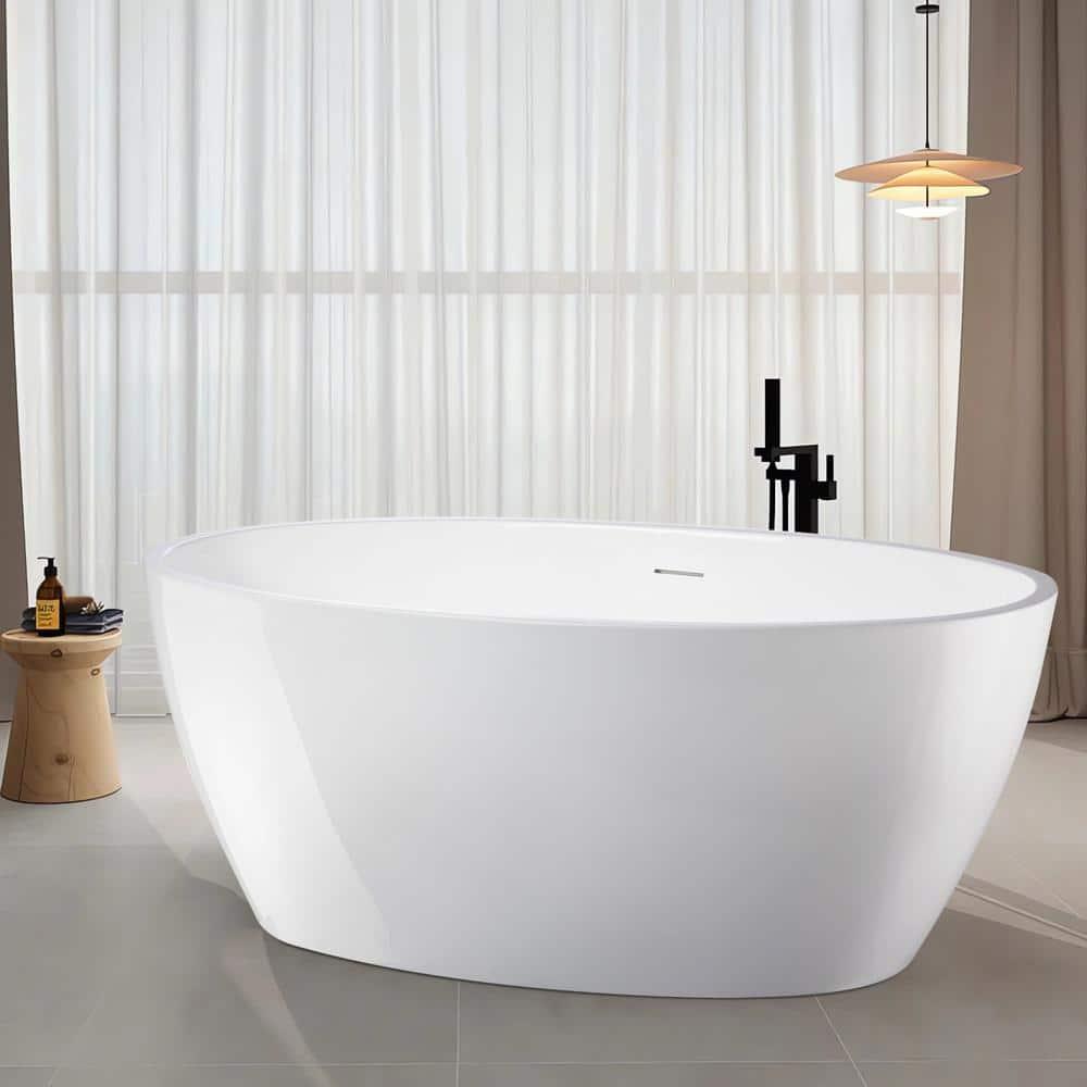 Freestanding Soaking Acrylic Bathtub
