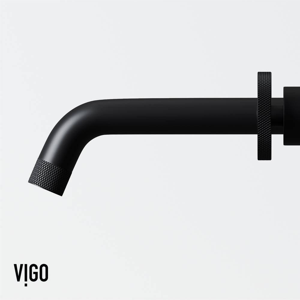 Cass 3" H Two Handle WaterSense Wall Mount Bathroom Faucet