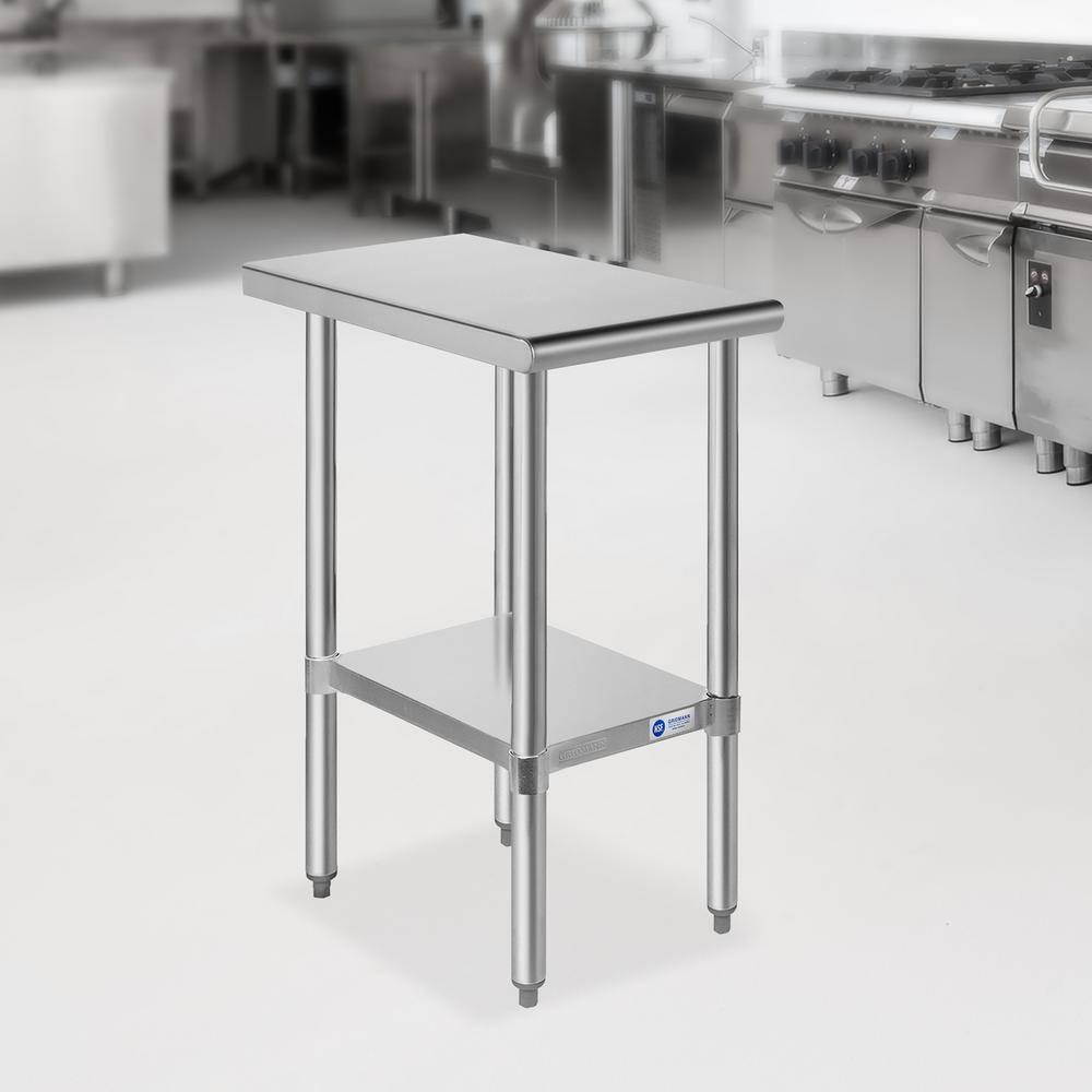 GRIDMANN NSF Stainless Steel Commercial Prep Table By GRIDMANN