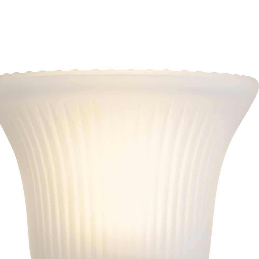 Fluted Glass Collection Three-Light Bath & Vanity
