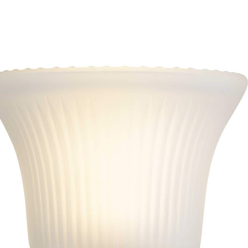 Fluted Glass Collection Three-Light Bath & Vanity