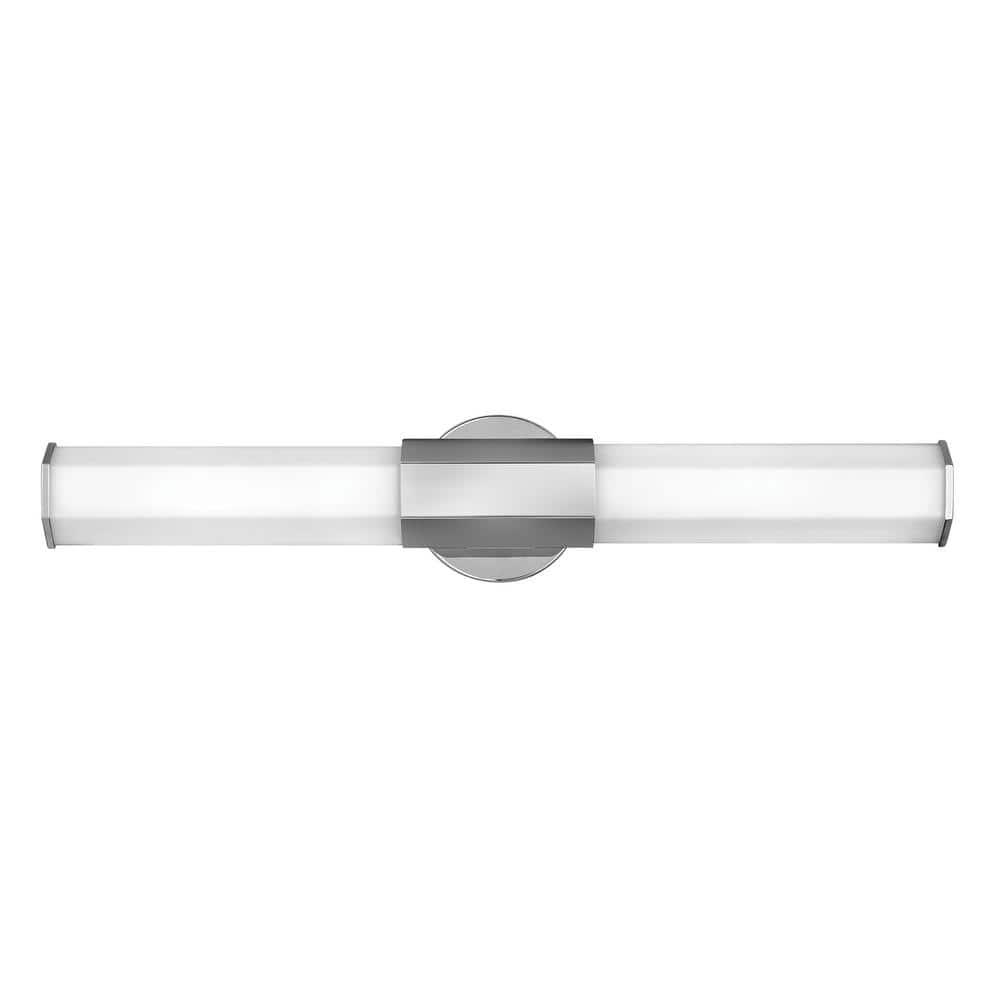 32W Led Medium Bath Vanity In Modern Style 26 Inches Wide By 5 Inches High-Polished Nickel Finish Hinkley Lighting 51152Pn