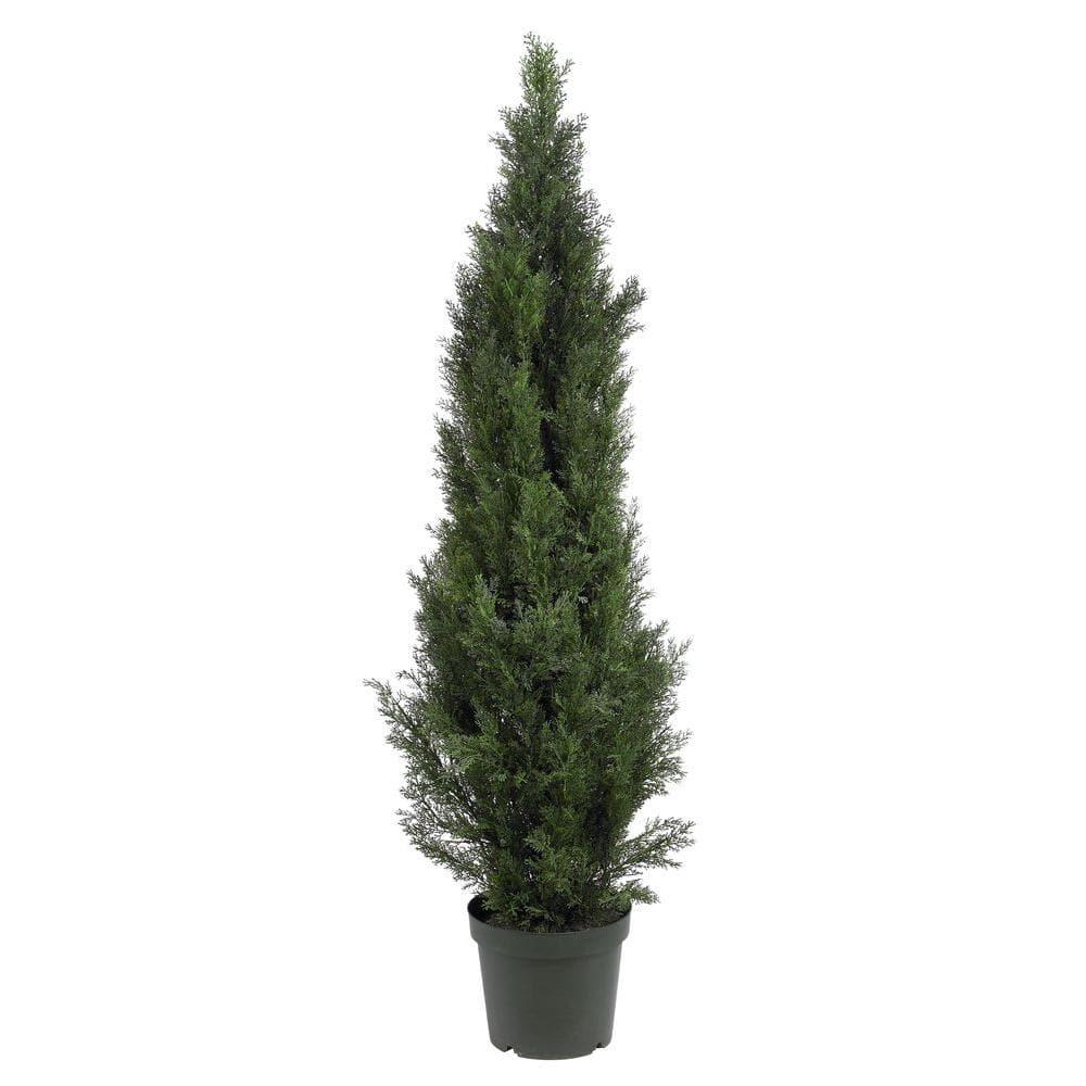 Nearly Natural 5-ft Mini Cedar Pine Tree (Indoor/Outdoor)