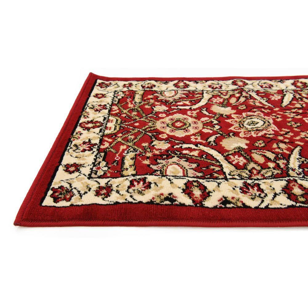 Unique Loom 2' 0 x 8' 2 Runner Red Espahan Cape Cod Area Rug