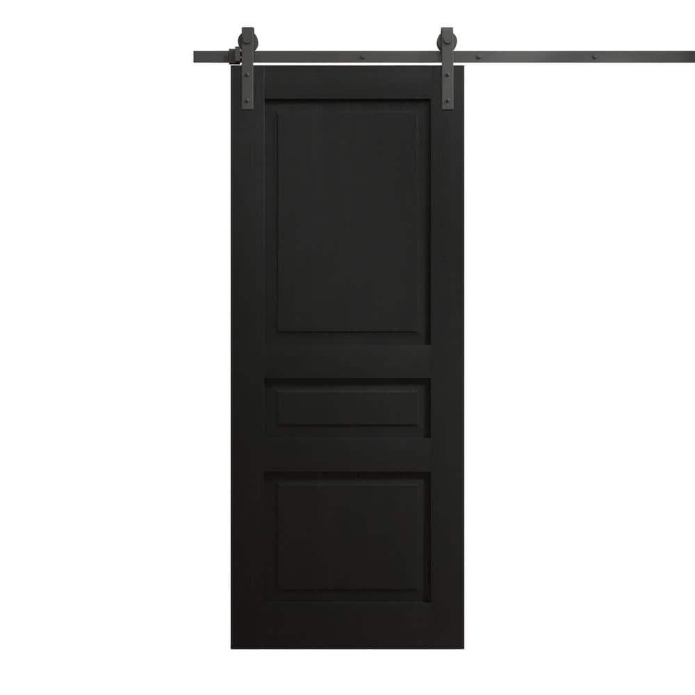 SARTODOORS Modern Barn Door | Ego 5012 | Rail Track Heavy Hardware Set | Solid Panel Interior Doors