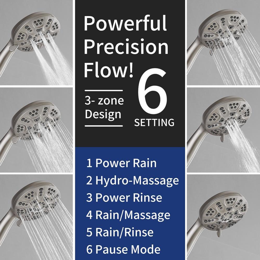 VIBRANTBATH H-7803-N Adjustable Shower Head 1.8 GPM GPM