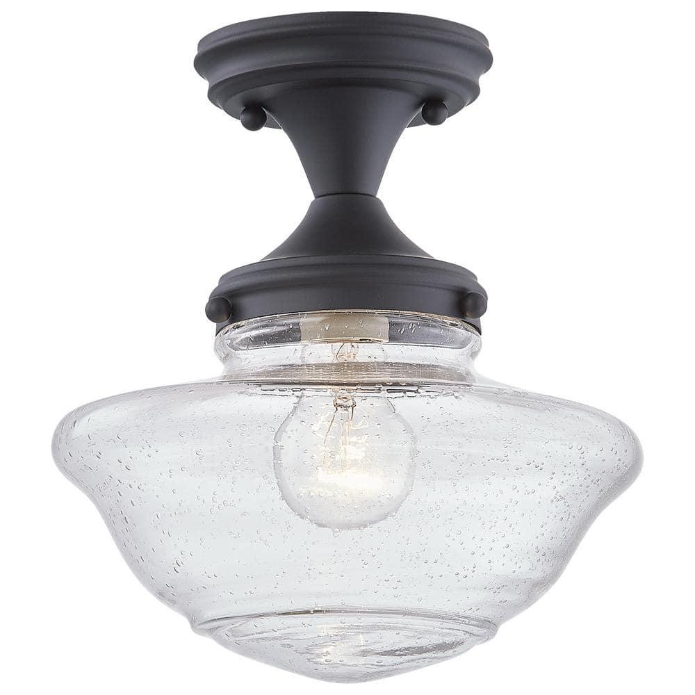 Design House  Schoolhouse Ceiling Light in Matte Black