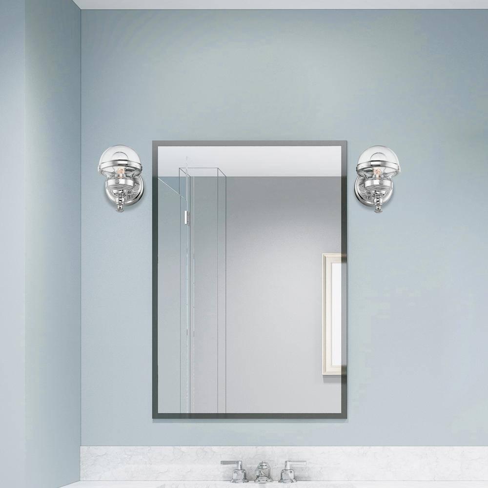 Livex Lighting Oldwick 1 - Light Vanity in  Polished Chrome