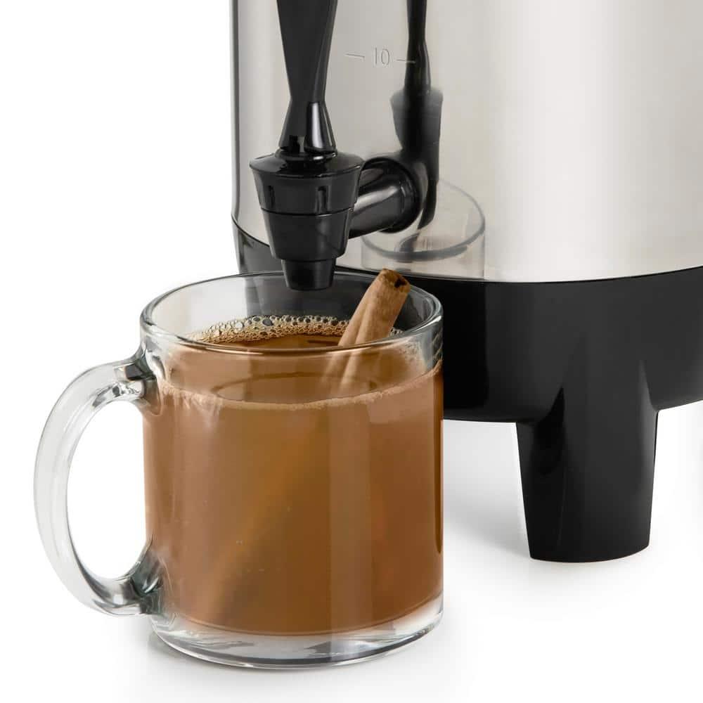 Homecraft Quick-Brewing Automatic 30-Cup Coffee Urn-Stainless Steel