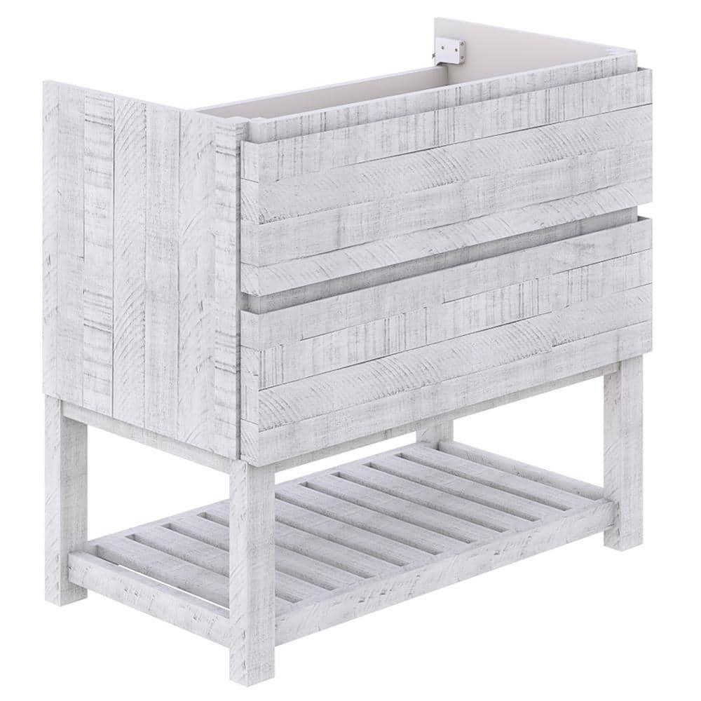 Fresca Formosa 35" Free-Standing Open Bottom Single Bathroom Vanity Base Only