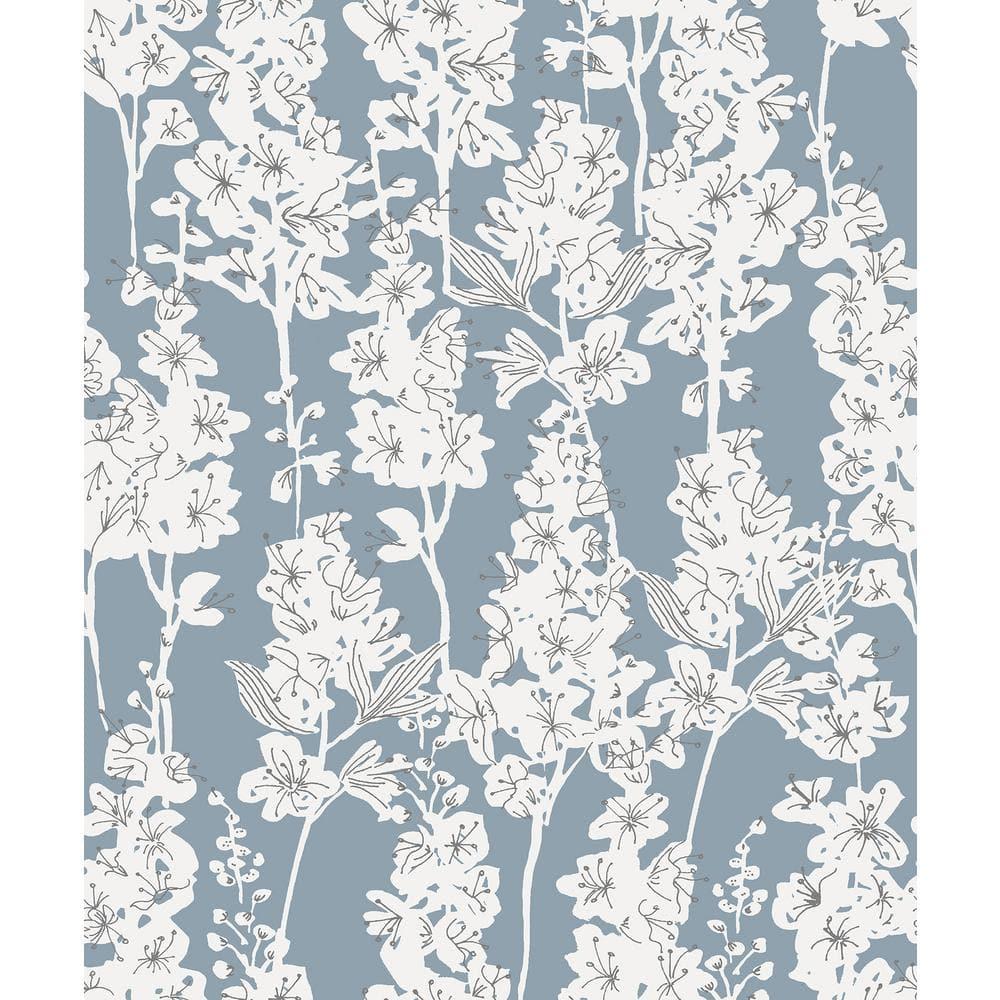 Larkspur 18' L x 20.5" W Peel and Stick Wallpaper Roll