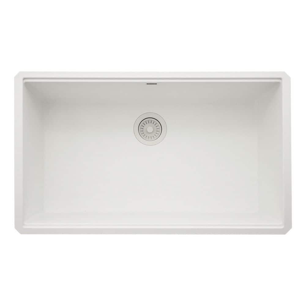 Ruvati 33-inch Undermount Workstation Granite Composite Kitchen Sink