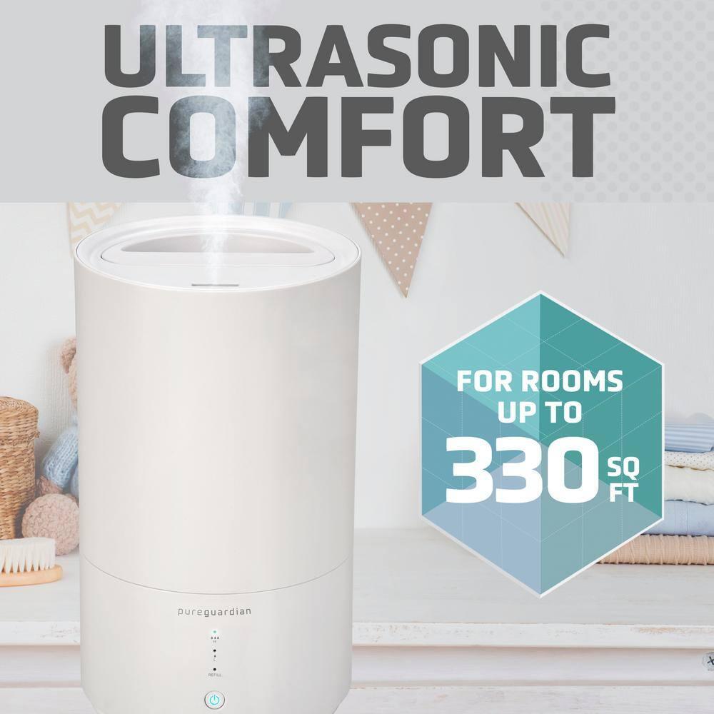 Pure Guardian 30-Hour 0.80 Gal. Cool Mist Ultrasonic Humidifier with Aroma Tray, 330 Sq. ft. H950AR