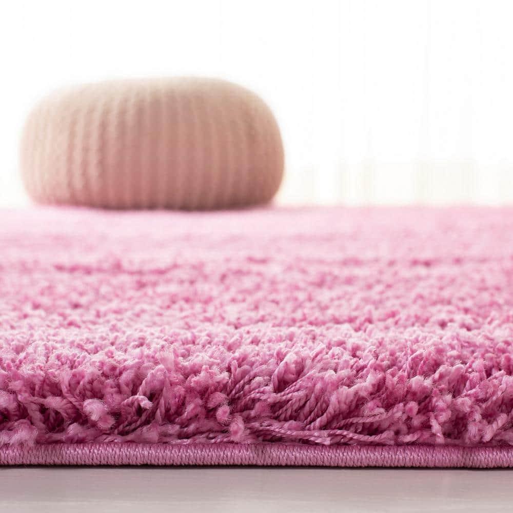 Shag SG151 Power Loomed Indoor Area Rug - Pink - 4'x6' - Safavieh.