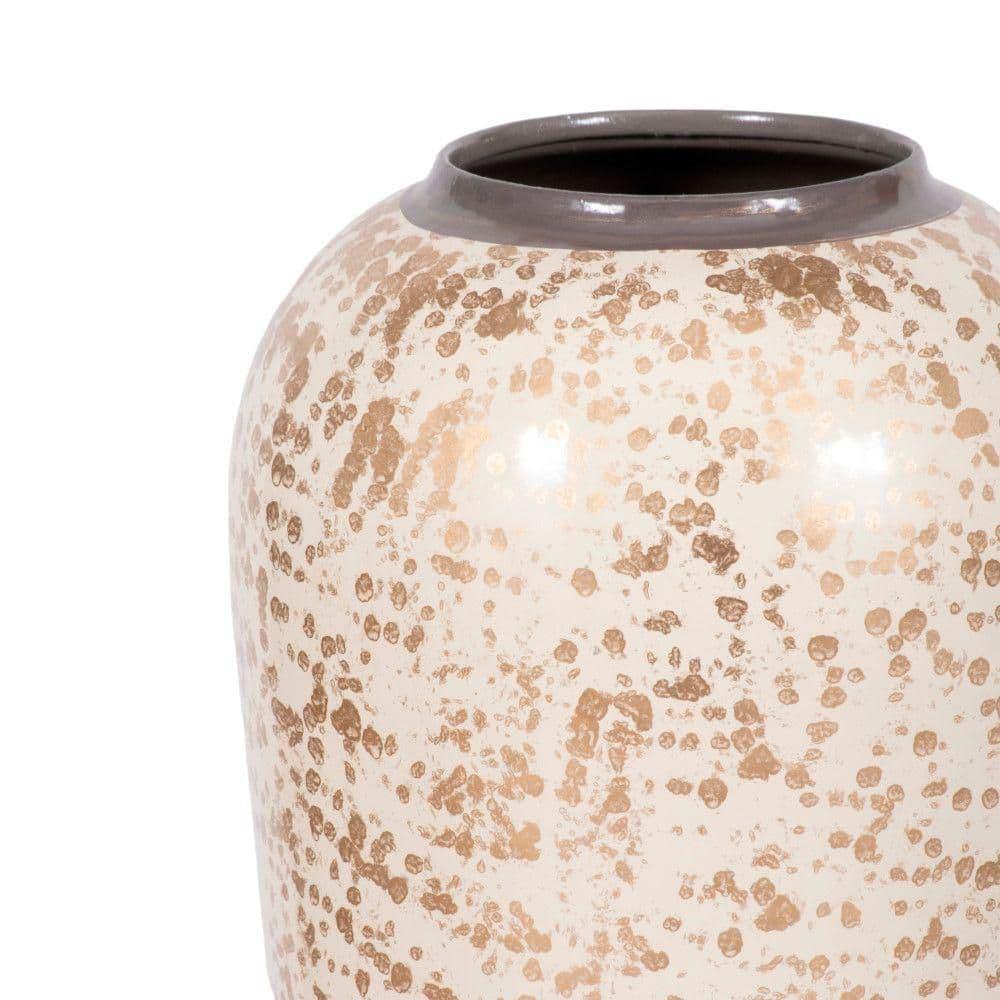 Sagebrook Home Opulence Metal Floor Vase - Elegant Iron Home Decor