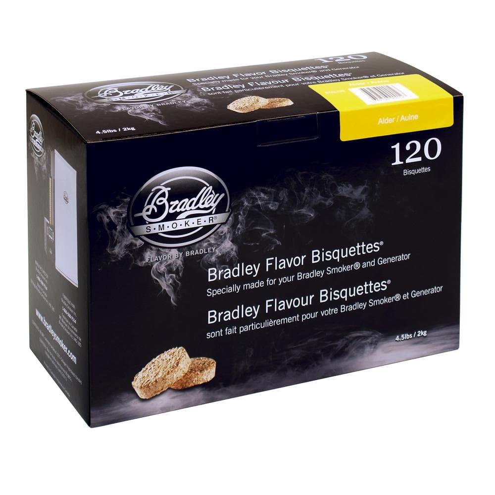 Bradley Smoker Smoking Bisquettes Alder Wood 120Pk