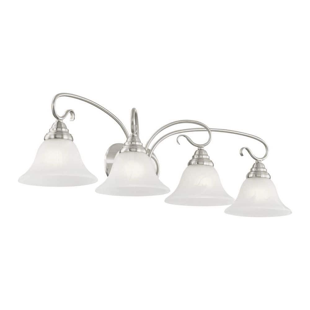Livex Lighting Coronado 4 - Light Vanity in  Brushed Nickel