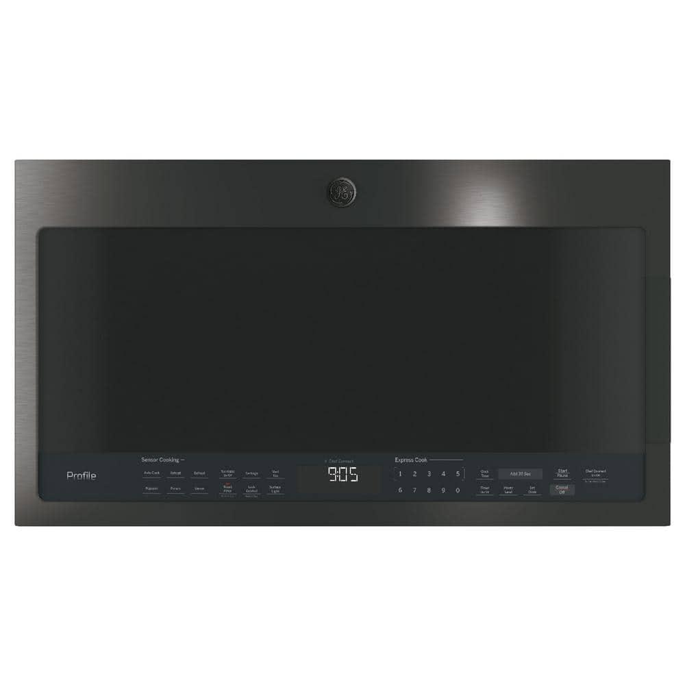 GE Profile™ 30" 2.1 Cu. Ft. Over-the-Range Convertible Microwave with Sensor Cooking PVM9005BLTS