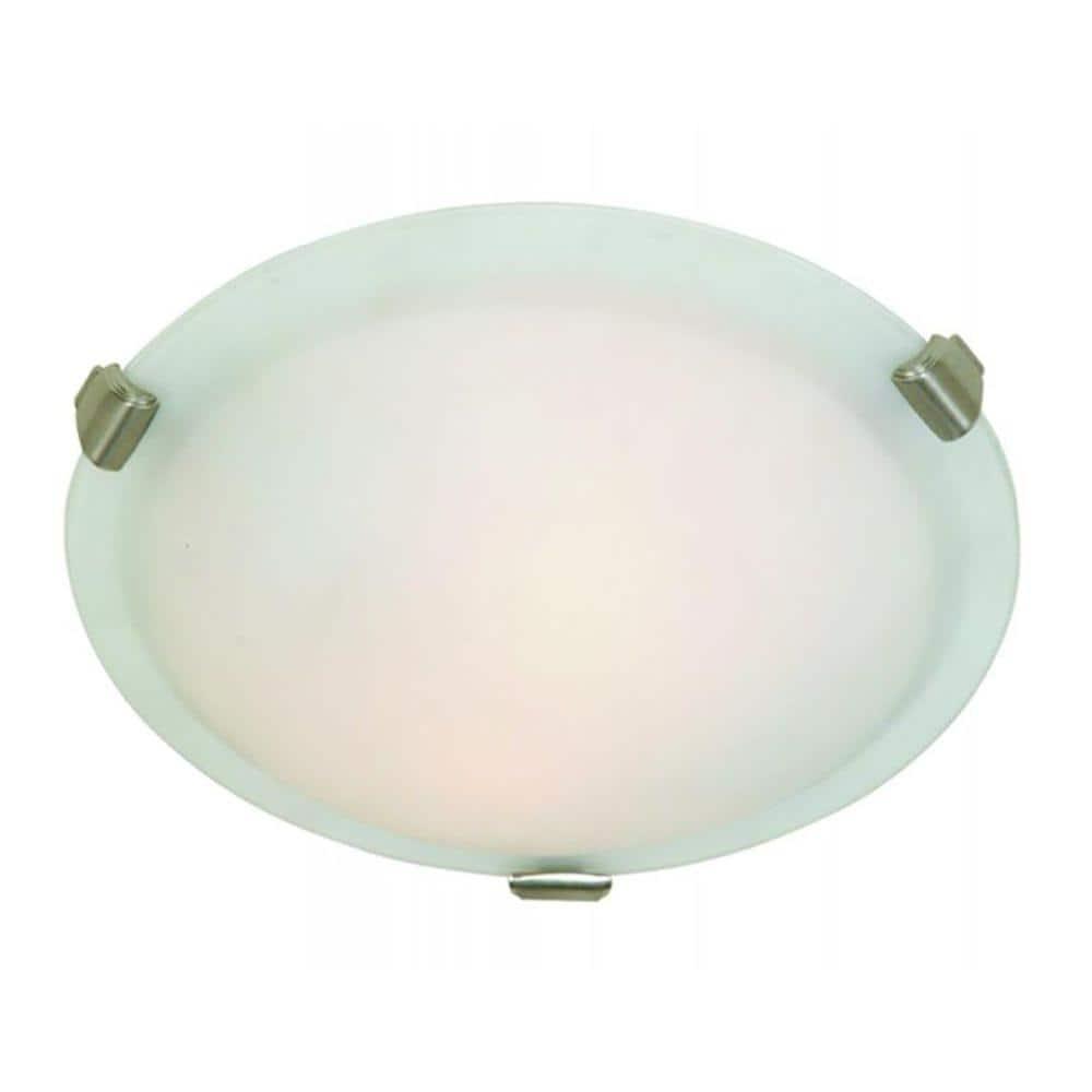 Artcraft Lighting - Clip Flush-2 Light Small Flush Mount in Traditional Style-12