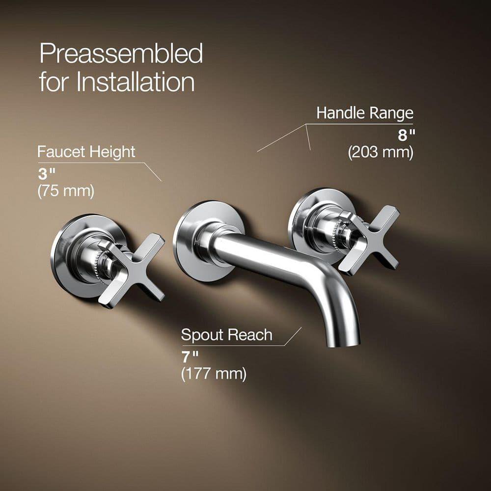 Castia by Studio McGee Wall-Mount Bathroom Sink Faucet Trim 1.2 GPM