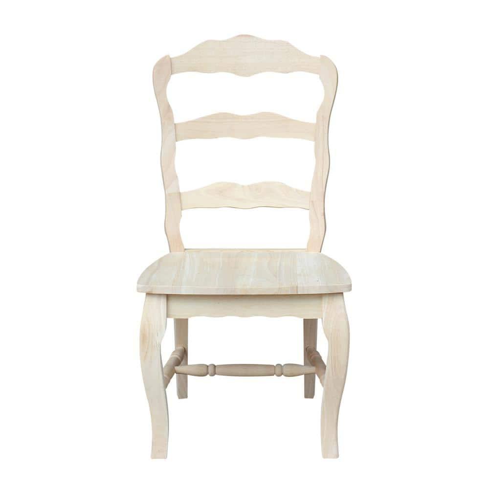 Ophelia & Co. Iademarco 18'' H Solid Wood Side Chair (Set of 2)