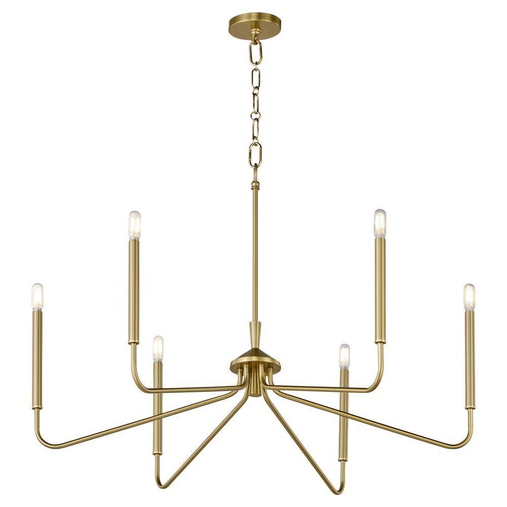 Quorum Lighting - Providence - 6 Light Chandelier-23.25 Inches Tall and 12.25