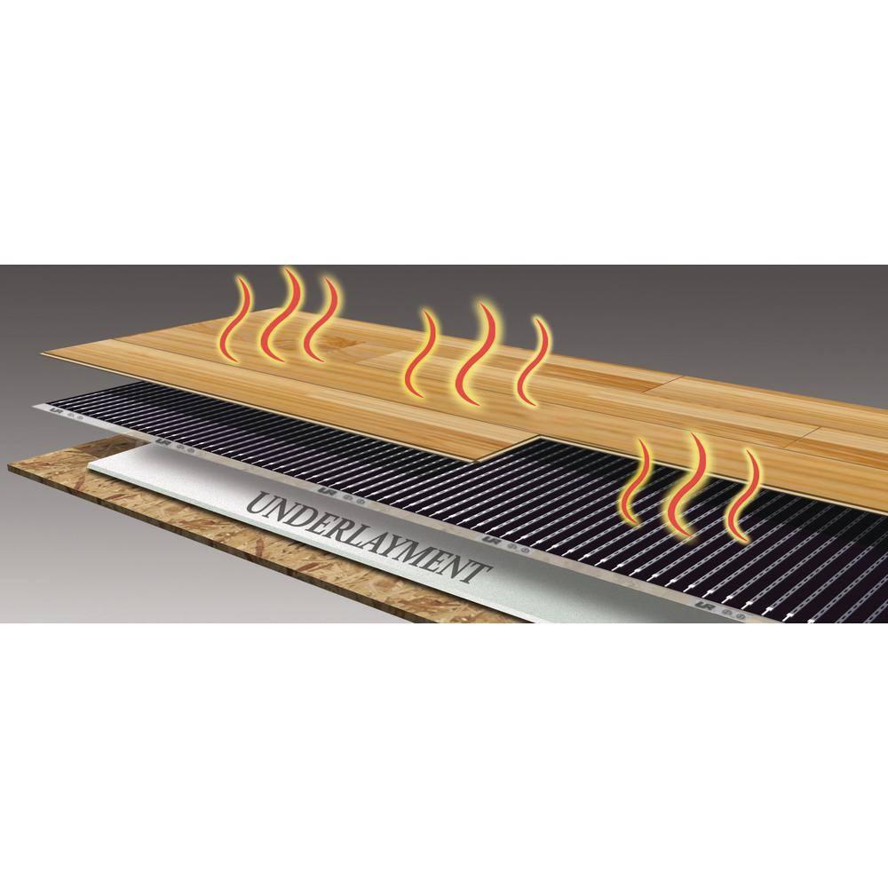 QuietWarmth 1.5 ft. x 5 ft. x 0.016 in. 120-Volt Radiant Heat Film for Floating Floors (Covers 7.5 sq. ft.)